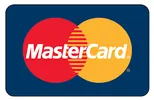 The MasterCard logo with interlocking red and yellow circles.